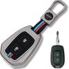 Alloy Car Key Cover – Compatible with 2-Button Remote Keys for Renault Kiger, Kwid, and Duster – Stylish and Practical Key Protection