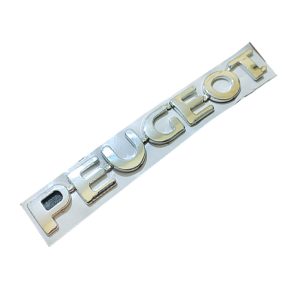 علامة شعار سيارة ثلاثى الابعاد لصق ( كلمة بيجو ، PEUGEOT ، مقاس 19 *2.5 سم